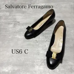 Salvatore Ferragamo ヴァラリボン ヒール パンプス 6Cのサムネイル