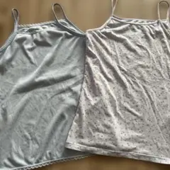 UNIQLOエアリズムキャミソールシャツ2枚セット☆120