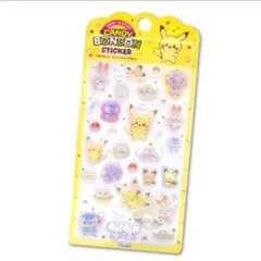 【韓国公式】 ポケモン ポケピース ボンボン 3Dシール/黄色