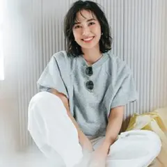 yori 高密度ストレッチT ホワイト 半袖トップス 白 - メルカリ