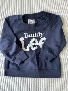 Buddy Lee トレーナー 90 ネイビー　ベビー　裏毛　　スナップボタン