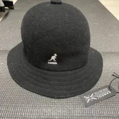 未使用　KANGOL ブラック バケットハット XL