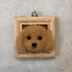 羊毛フェルト 壁掛け シーズー ハンドメイド - メルカリ