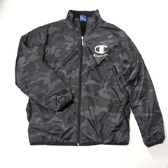 Champion ブラック・カモフラージュ ジャケット　160