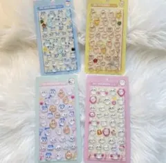 ちいかわ　ボンボンドロップシール　4枚セット ヒスミニアクリルシール付
