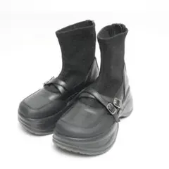 【未使用級】ハレ HARE ソックスブーツ 厚底 プラットフォーム 24.5cm