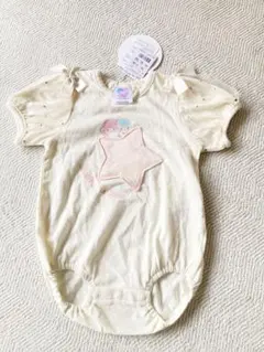 新品　キキララ　半袖　ロンパース　女の子　80cm