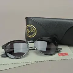 安心ヤマト正規RayBanラウンドメタル RB3447 002/R5ライトグレー