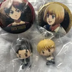 一番くじ　進撃の巨人　ちょこのっこ エレン　アルミン
