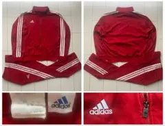 美品 90s 日本製 adidas アディダス ジャージ セットアップ 上下 M