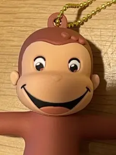 Curious George キーホルダー 人参付き