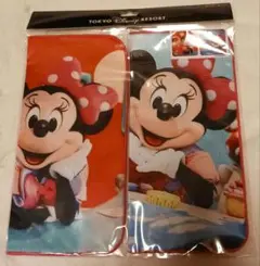 匿名 未開封 東京ディズニーリゾート ミニー 実写 ミニタオル2枚