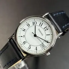 【良品 正規】ティファニー 腕時計 メンズ クラシック ラウンド 可動 アラビアのサムネイル