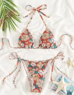 【10日まで】SHEIN ビキニ　花柄のサムネイル