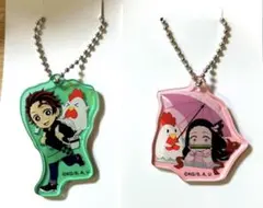 鬼滅の刃　ローソン限定　アクリルキーホルダー　2種セット売り