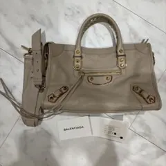 二児ママ様専用★バレンシアガ クラシック メタリック エッジ シティ　S