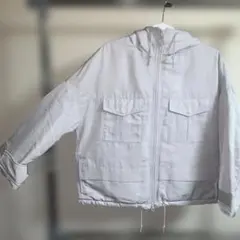 UNIQLO×ホワイトマウテニアリング　ハイブリッドダウンオーバーサイズパーカS
