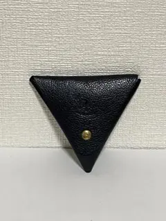 IL BISONTE イルビソンテ コインケース 三角　ブラック