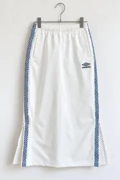 UMBRO ロングスカート サイドライン ホワイト