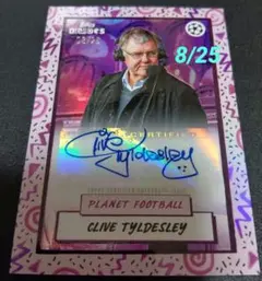 Clive Tyldesley 틸즐리 친필 auto football