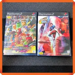 PS2ソフト【動作確認済★格ゲー】カプコンVS SNK 2、マーヴルVSカプコン