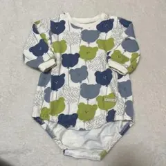 バースデイ futafuta クマ柄ロンパース 80サイズ