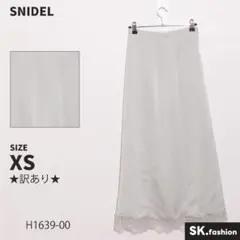 RT-171224 SNIDEL スカート　レース　裏地　サイドジップ