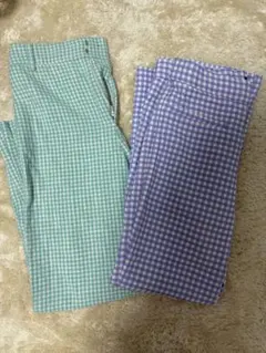 ZARA ギンガムチェックパンツ