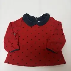 PETIT BATEAU ハート柄 長袖カットソーのサムネイル