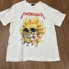 H&M Metallica スカルデザイン Tシャツ Mサイズ