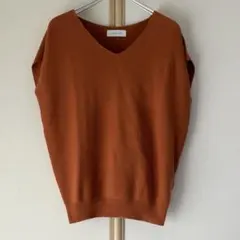 ●SIMPLICTE●フレンチスリーブカットソー●ブラウン●のサムネイル