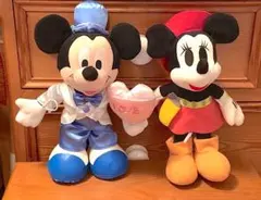ディズニー100周年★ミッキー＆ミニーぬいぐるみセット★謝恩セール！