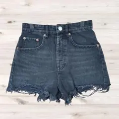 A1857 ZARA デニム ジーンズ ジーパン ショートパンツ ハーフパンツ