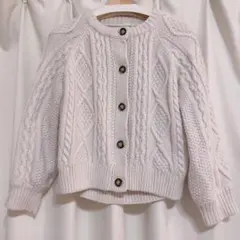 GU ケーブルコクーンカーディガン