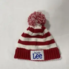 Buddy Lee キッズ ニット帽 赤/白