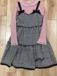 【美品】mezzo piano ワンピース　カットソー　セット　140