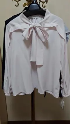 セルフォード 36 リボン付きライトブルーシフォンブラウス - メルカリ