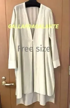 ［美品］GALLARDAGALANTE 羽織り 薄手 ハリ感 日本製 Ｆ（薄緑）のサムネイル