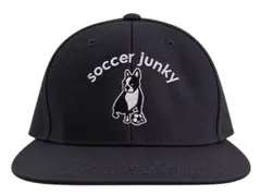 新品未使用 SOCCER JUNKY チャコールグレーキャップ