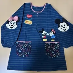 ミッキー ミニー 保育士スモック