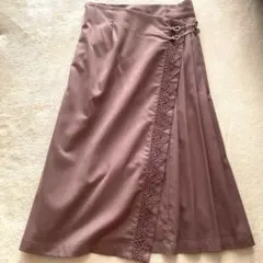 アクシーズファム　巻きスカート レースラップスカート フェアリーグランジ