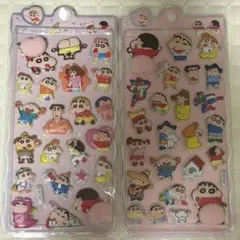 A : クレヨンしんちゃん　ぷくぷくシール　立体シール　2枚セット お尻ぷにぷに