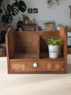 木製　ブックスタンド 本立て　アンティーク　昭和レトロ　本棚　古道具　シャビー