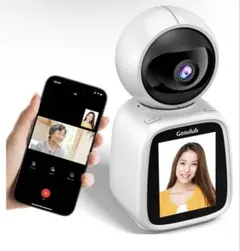 見守りカメラ 双方向ビデオ通話 高齢者 赤ちゃん見守り スマホ遠隔操作のサムネイル