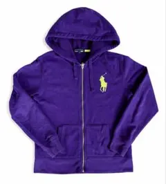Polo by Ralph Lauren ジップパーカー 紫 ビッグポニー