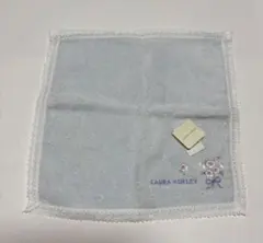 Laura Ashley 刺繍レース縁取りタオルハンカチ