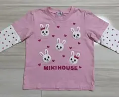 ミキハウス　 長袖カットソー　ロンＴ　うさこ　110cm