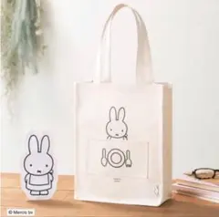 クックパッドプラス付録★ミッフィー★厚手キャンバストート&スリムポーチセットのサムネイル