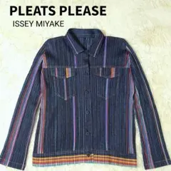 プリーツプリーズ PLEATS PLEASE シャツ カーディガン ほぼ新品