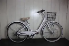 即戦力！CAFE ART 26インチ シマノ6速 AUTO LED 軽快シティー - メルカリ